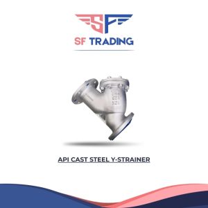 api cast steel y strainer